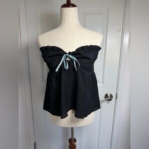 Elegant‎ Black Off-Shoulder Top Size Large